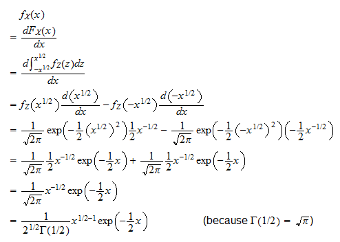 Chi-Square (Χ²) Distributions