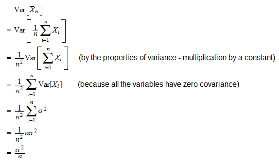 probability - Proof explanation - weak law of large numbers