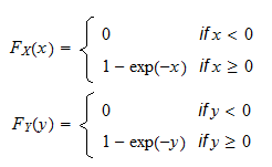 Marginal distribution function