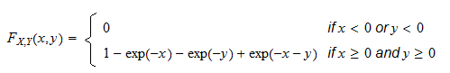 Marginal distribution function